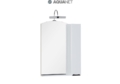 Зеркало Aquanet Асти 65 белый (шкафполка)