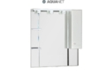 Зеркало Aquanet Ордонез 90 белый